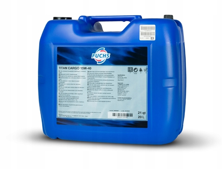 

Olej Silnikowy Fuchs Titan Cargo 15W40 20L E9/E7