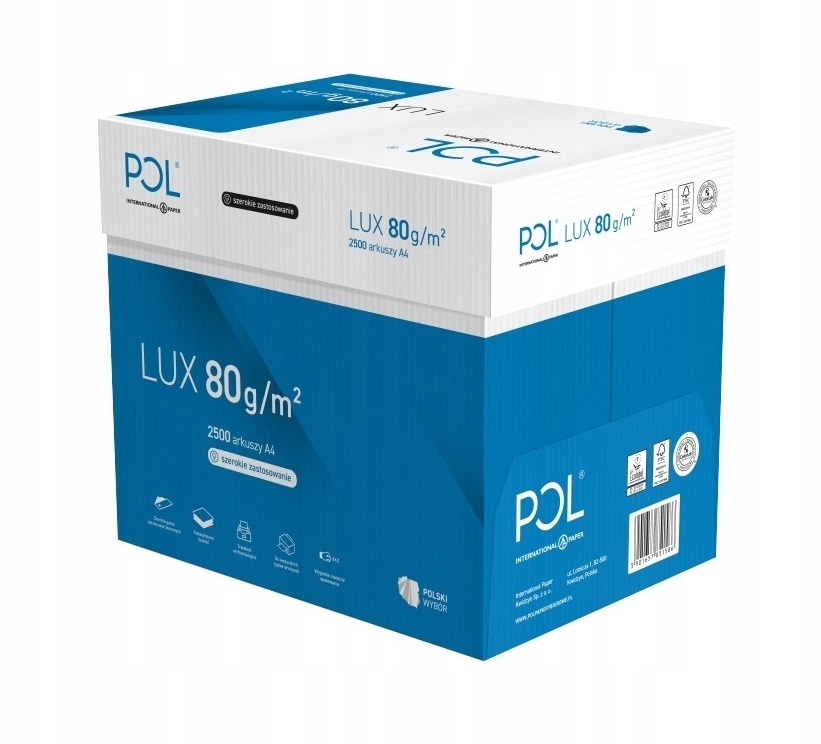 

Pollux papier ksero biurowy A4 2500 ark. 5 ryz