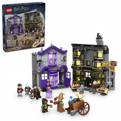 Lego Harry Potter Obchody Ollivandera a Madam Malkin 76439
