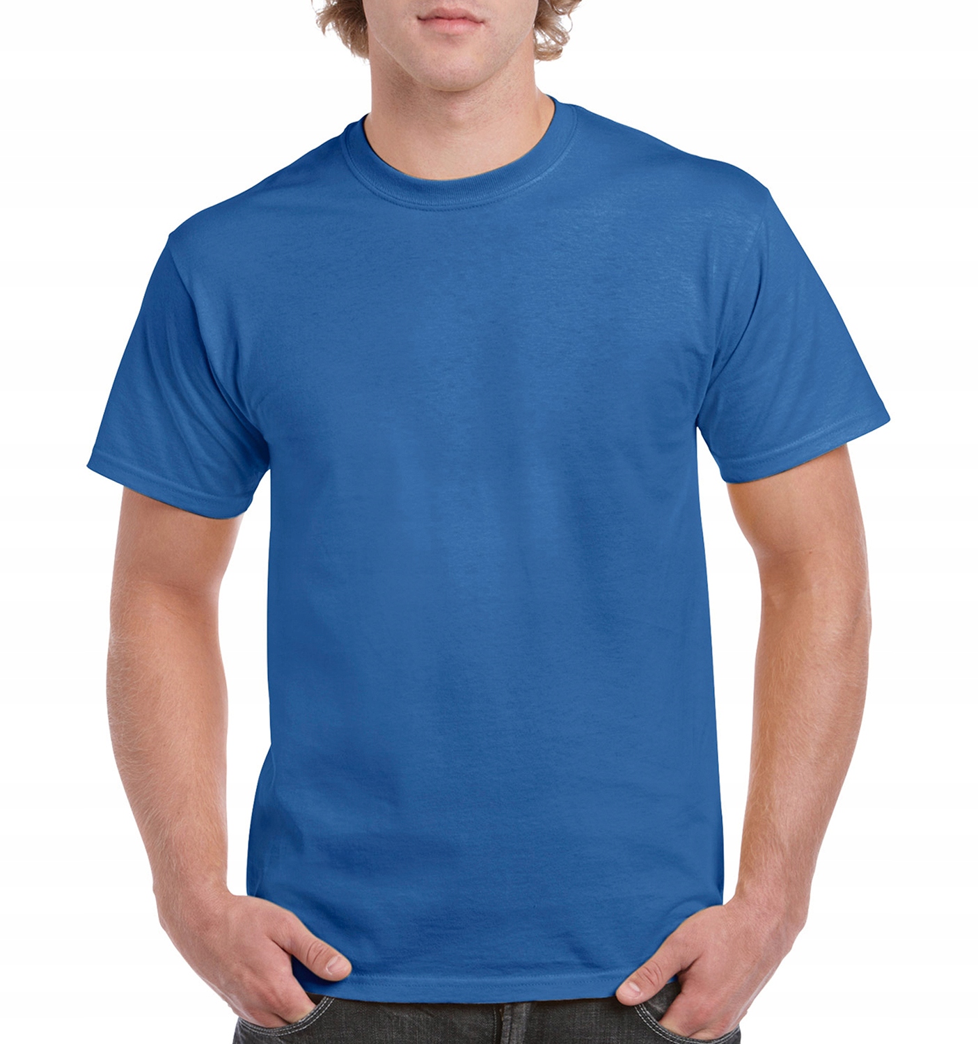 

Gruba Koszulka T-shirt Gildan Heavy roya XL