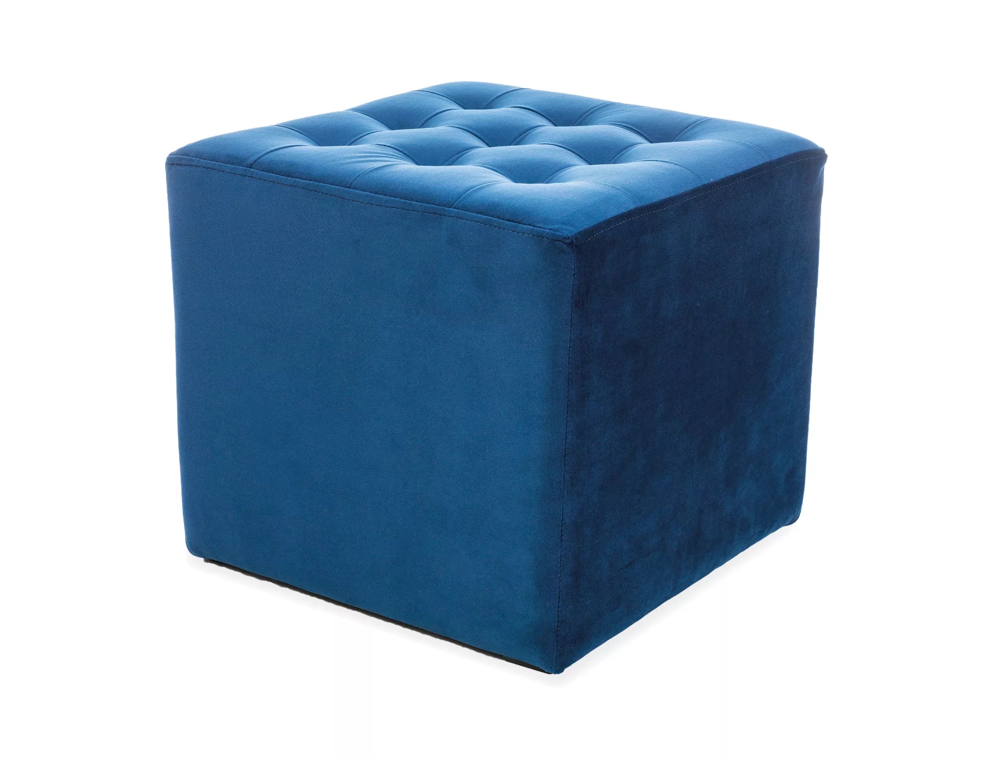 Taburetka Lori Velvet modrý do obývačky Sig