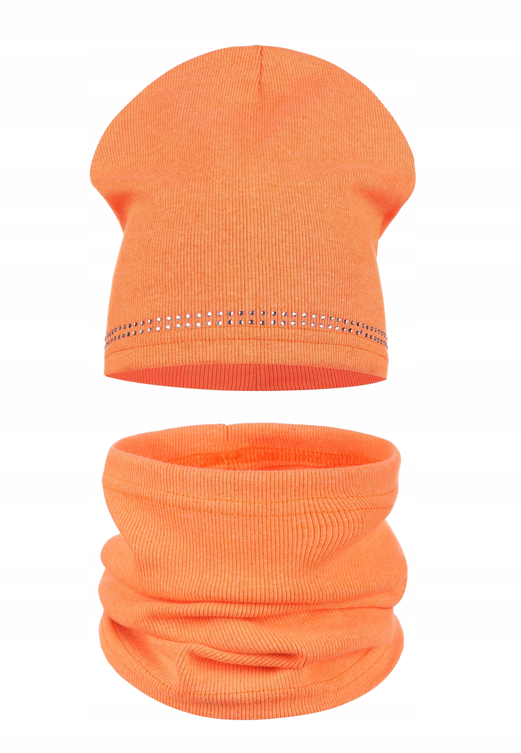 

Majka Komplet Dziewczęcy Czapka Beanie + Komin