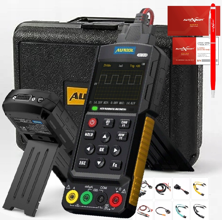 Autool DM303 Multimeter Osciloskop Digitálny Tester Obvodov Merací Prístroj