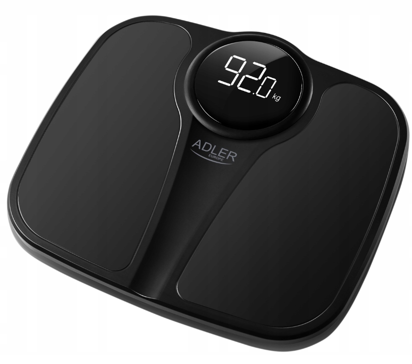 Elektronická Led Koupelnová Váha 180 kg Velká Silná