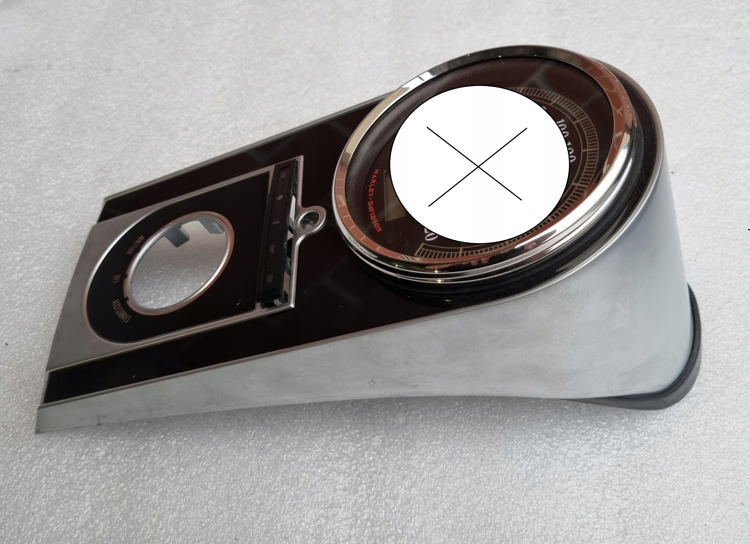 HARLEY DAVIDSON SOFTAIL OBUDOWA KONSOLA LICZNIKA