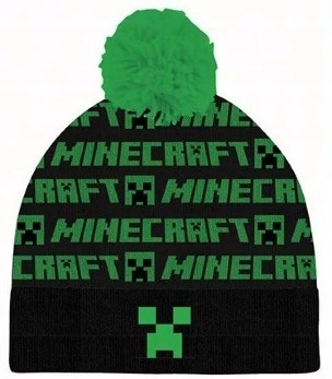 

Minecraft pompon jesienno-zimowa czapka 52cm
