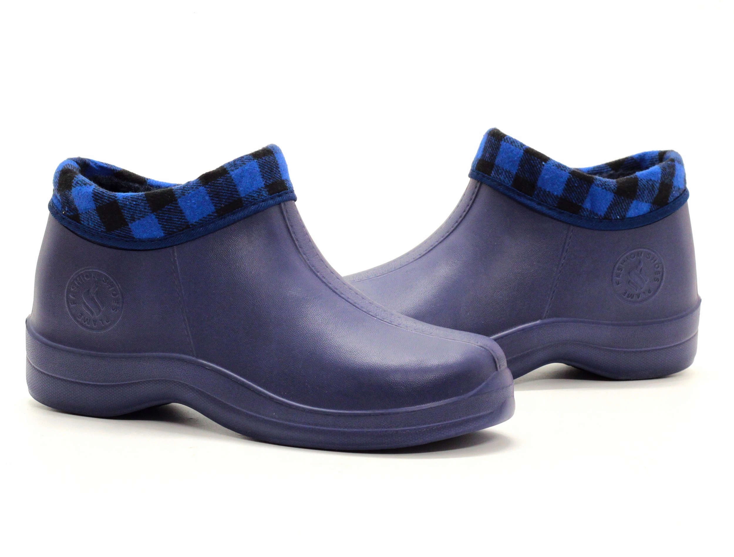 KALOSZE DAMSKIE GUMOWCE PIANKOWE KRÓTKIE OCIEPLANE Oryginalne opakowanie producenta folia