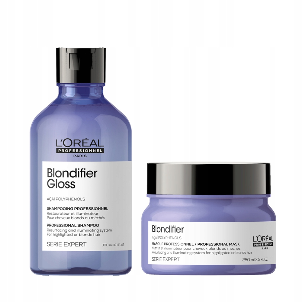 

Loreal Blondifier Cool Zestaw Szampon Maska Blond