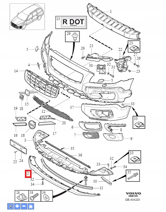 30698473 - Бампер Volvo XC70 II 08-13R