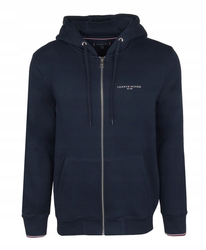 Tommy Hilfiger pánská mikina, rozepínací, tmavě modrá, M