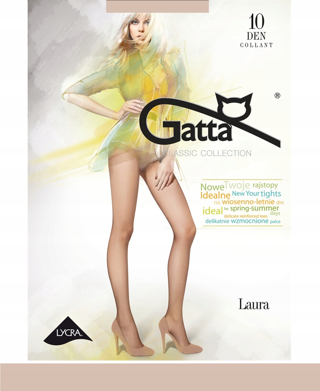 

Gatta Laura 10 Rajstopy damskie wz.00/3-M/Natural
