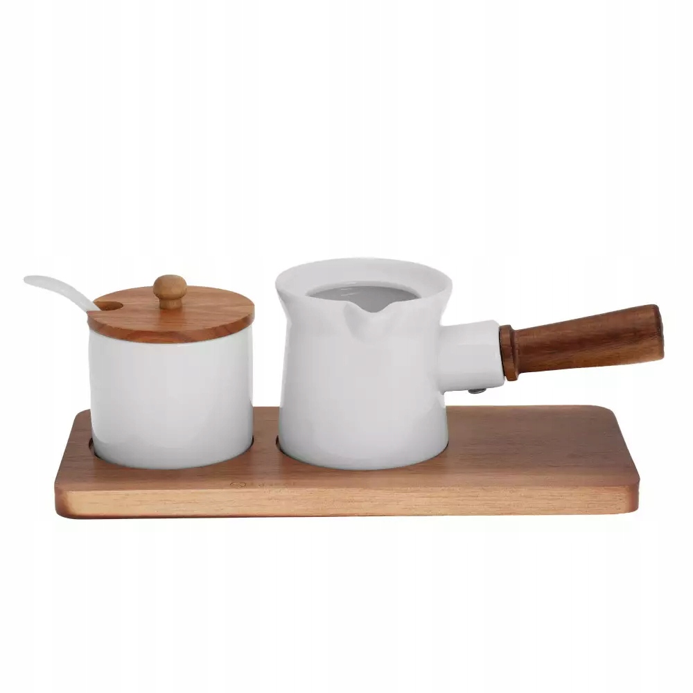 

Cukiernica mlecznik porcelana drzewo akacjowe