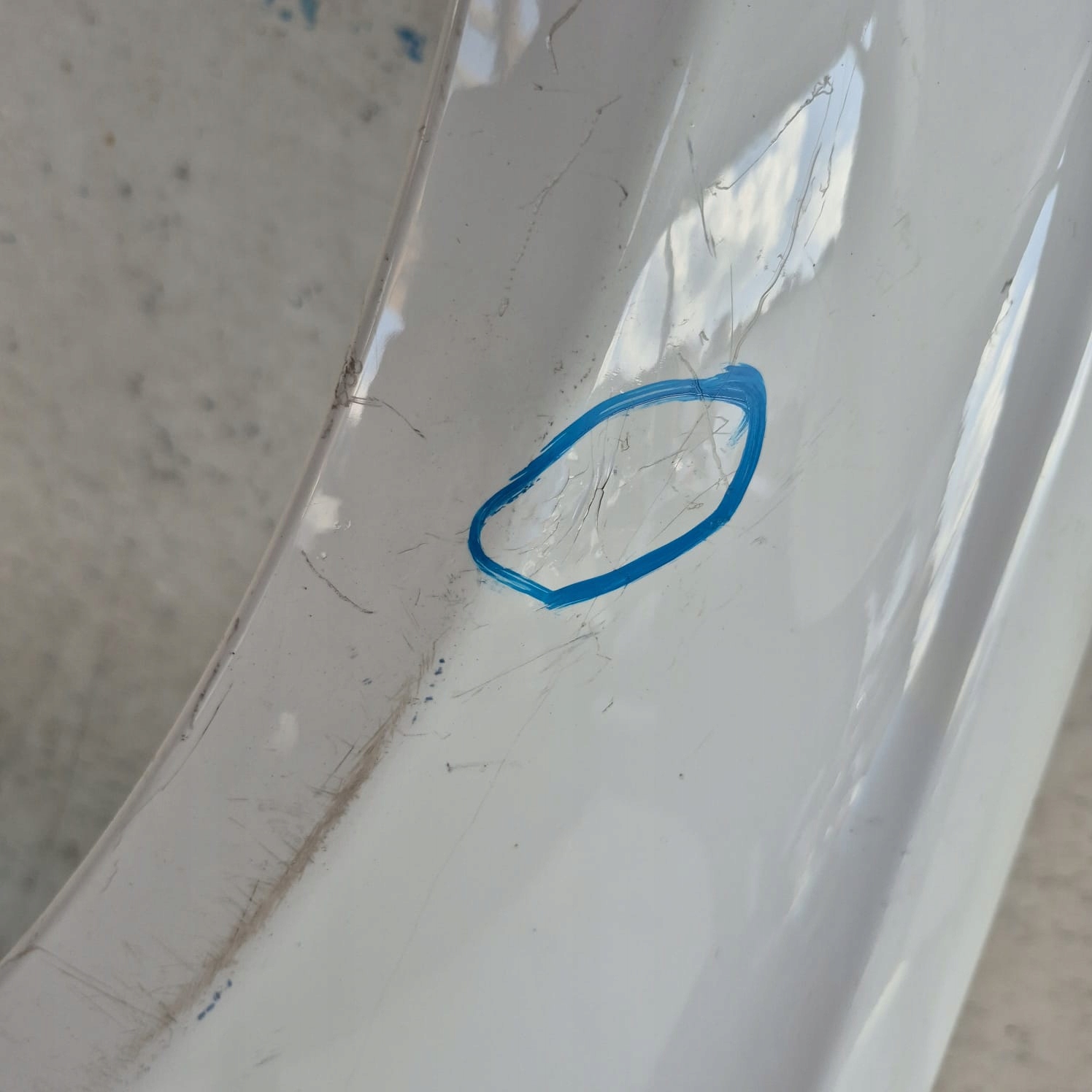 MERCEDES C-KLASA W205 14-21 fender front front left