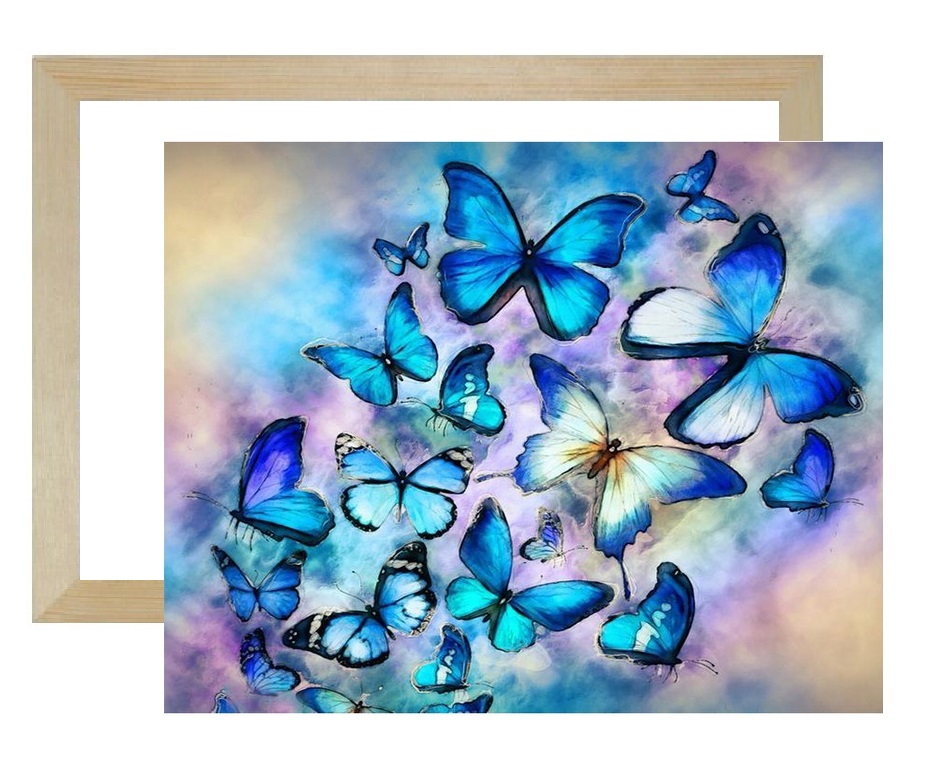 

Ramka 25X35 Drewniana Diamentowy Haft Mozaika
