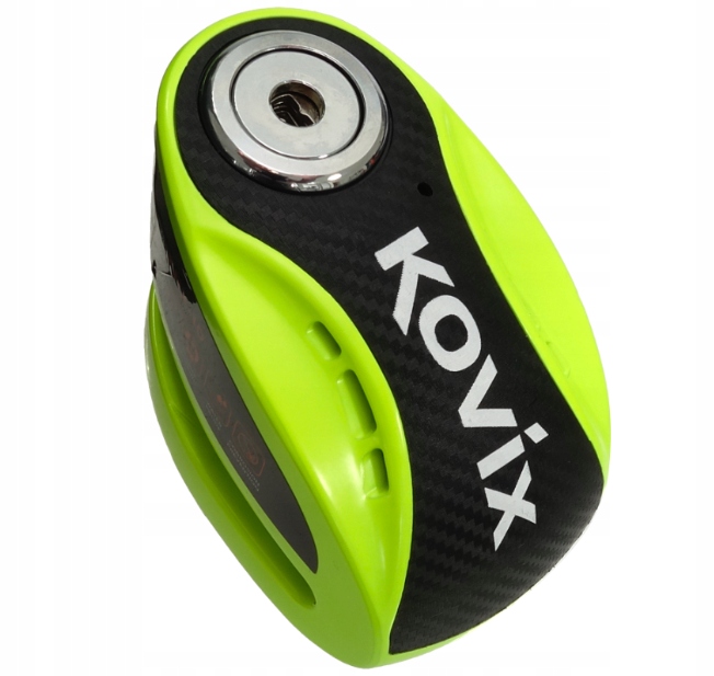 Blokovanie brzdového kotúča Kovix KNX10 fluo žlté
