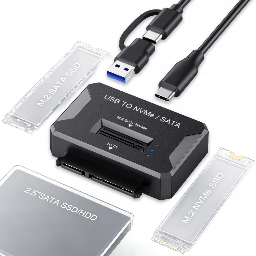 Externí adaptér pro Ssd/hdd M.2 NVMe Sata 2.5 palce