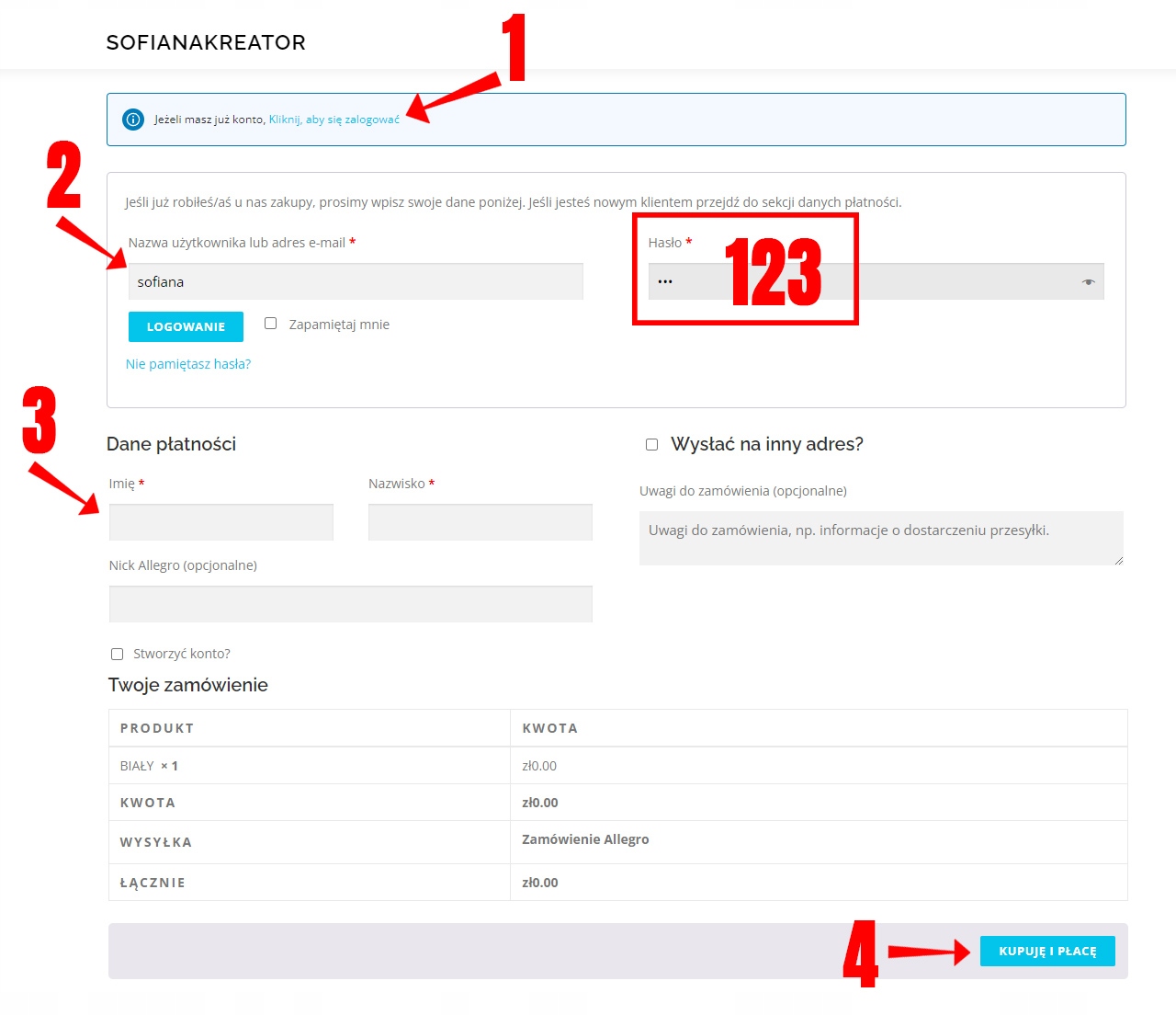 BODY KOLOR Z TWOIM WŁASNYM NADRUKIEM GRAFIKA r. 68 Kolor biały