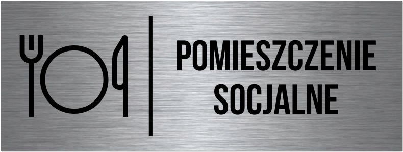 

Tabliczka Pomieszczenie socjalne Piktogram