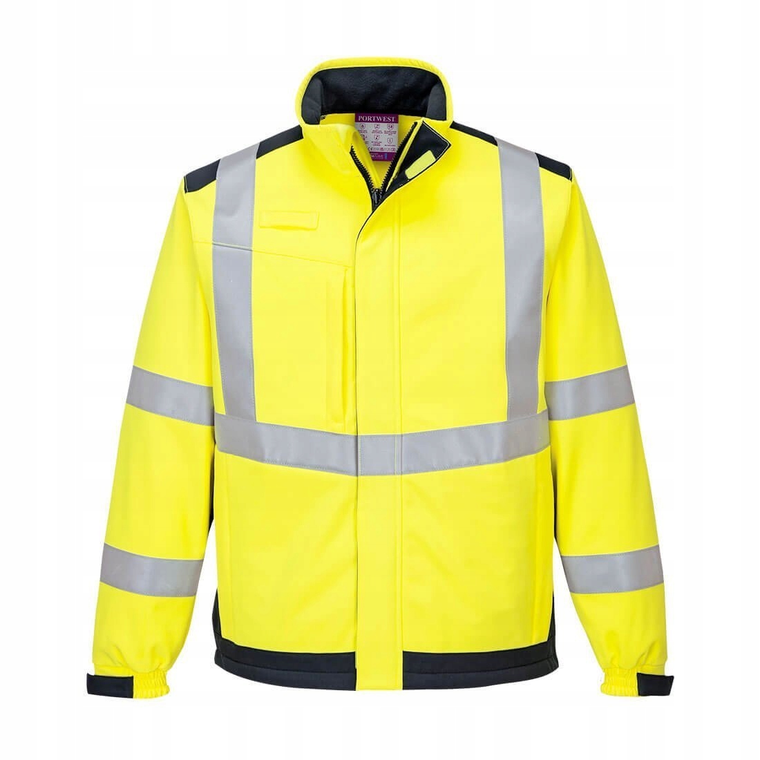 Softshell Modaflame Multi Norm Arc Žlutá/Granátová vel. XXXL