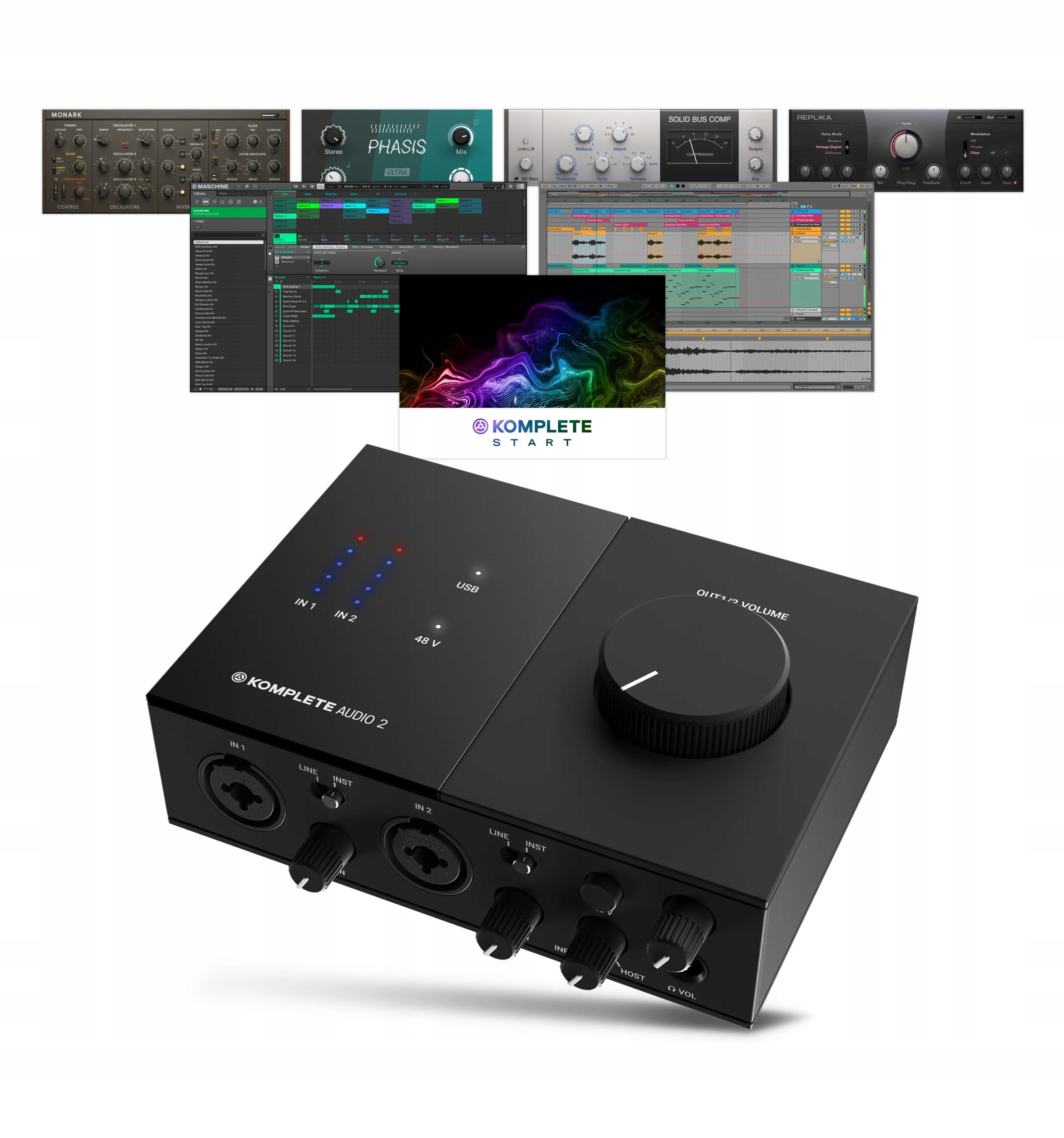 DTM・DAW Native Instruments KOMPLETE AUDIO2 Komplete Audio 1 / Audio 2 : Audio Interfaces | Komplete