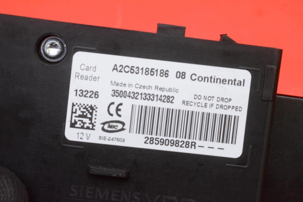 player KARTA button blocking 285909828R RENAULT SCENIC 3 III XMOD LIFT