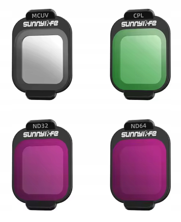 Sada polarizačních filtrů Cpl Mcuv Šedá ND32 ND64 pro Dji Flip Pouzdro