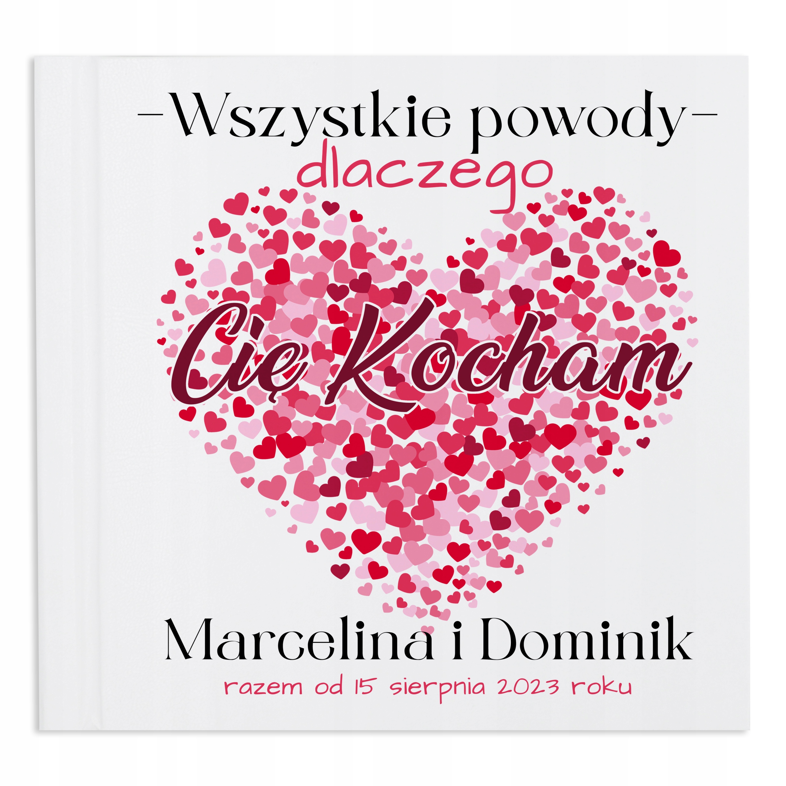 Album Dárek Pro páry Důvody Proč Tě Miluji Jméno Datum 50 Str Bílé