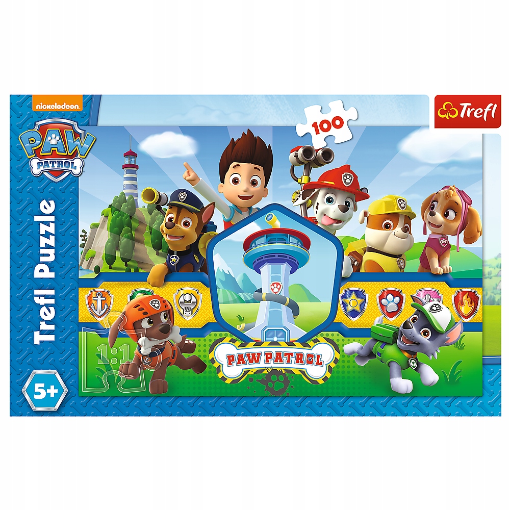 Puzzle TREFL 100el. PSI PATROL Bohaterska Drużyna EAN (GTIN) 5900511163513