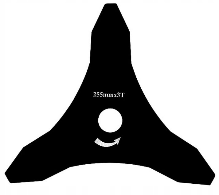 TARCZA DO KOSY SPALINOWEJ TRÓJZĄB DO CIĘCIA TRAWY Typ tarcza do kosy