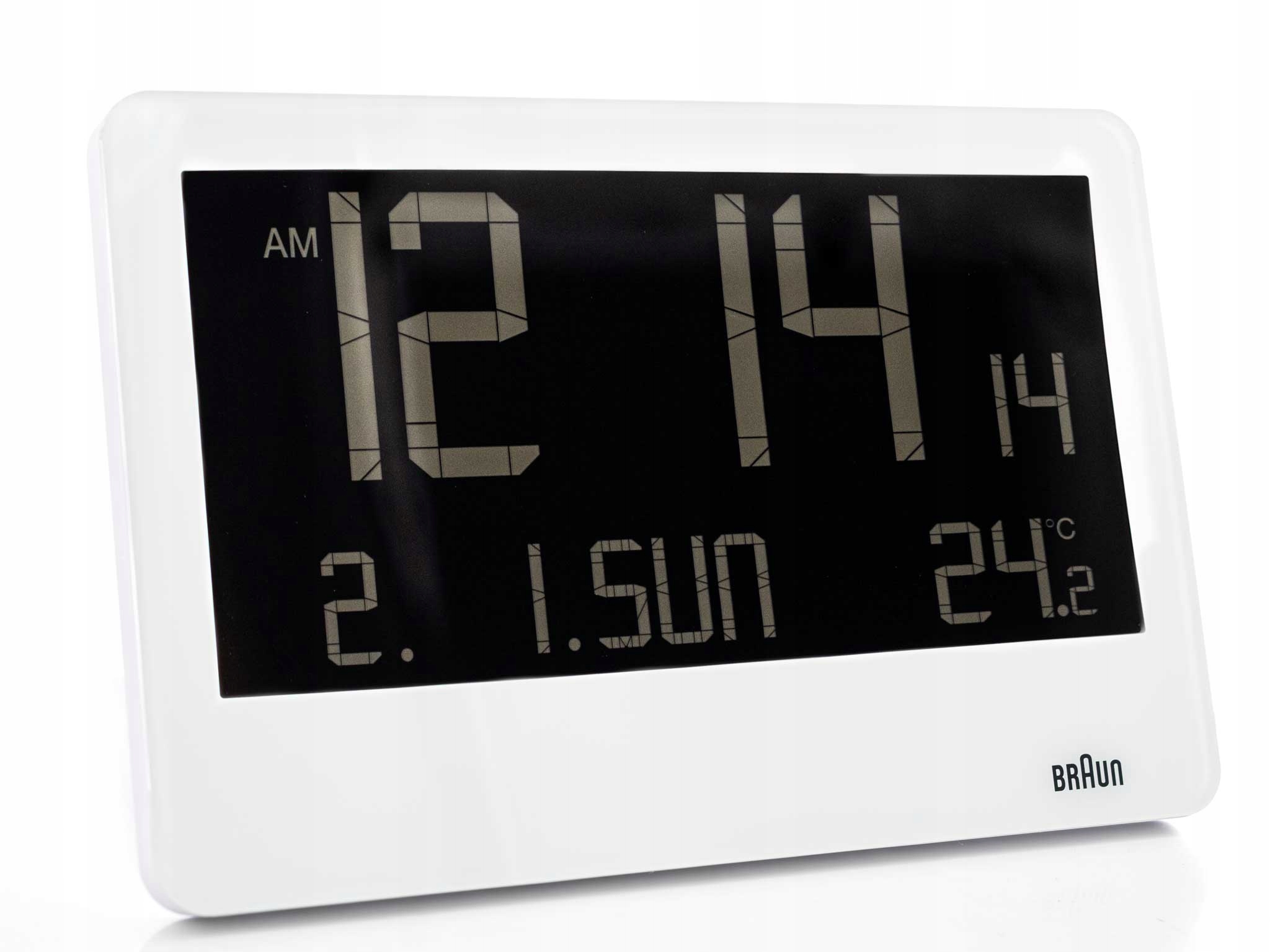 Budík Braun BC14W-DCF Rádio Control Alarm Teplomer Dátumovka