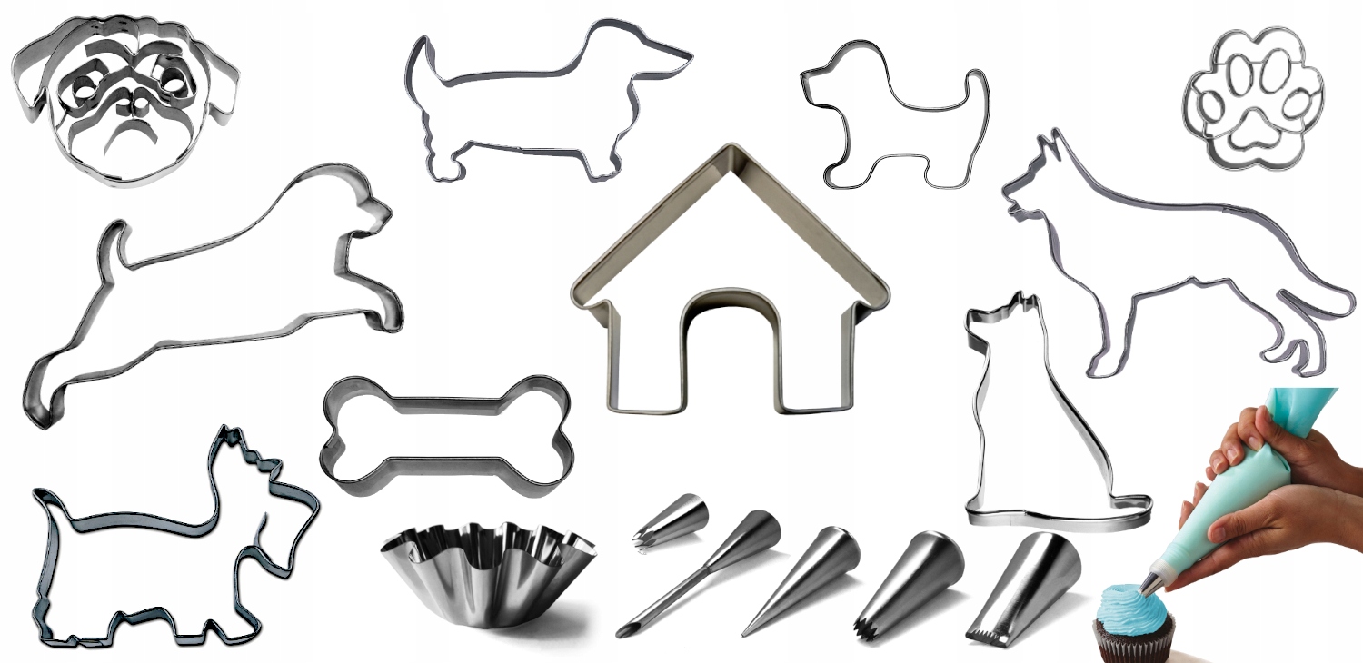 Foremka piesek Yorkshire Terrier 7cm do ciastek Rodzaj forma do ciastek