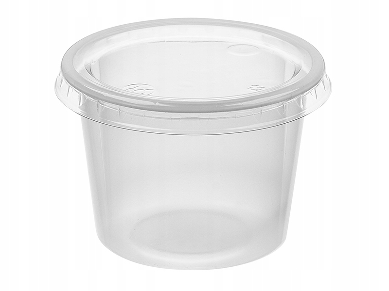 

Pojemniki wieczko 80ml sos dip pojemnik 100szt