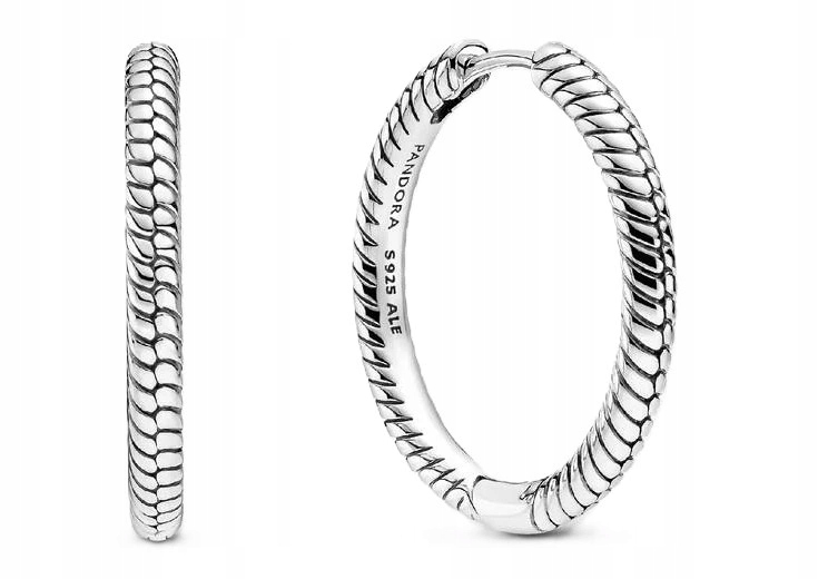 Náušnice Obruče Pandora Moments Charm 299532C00 Jako Dárek