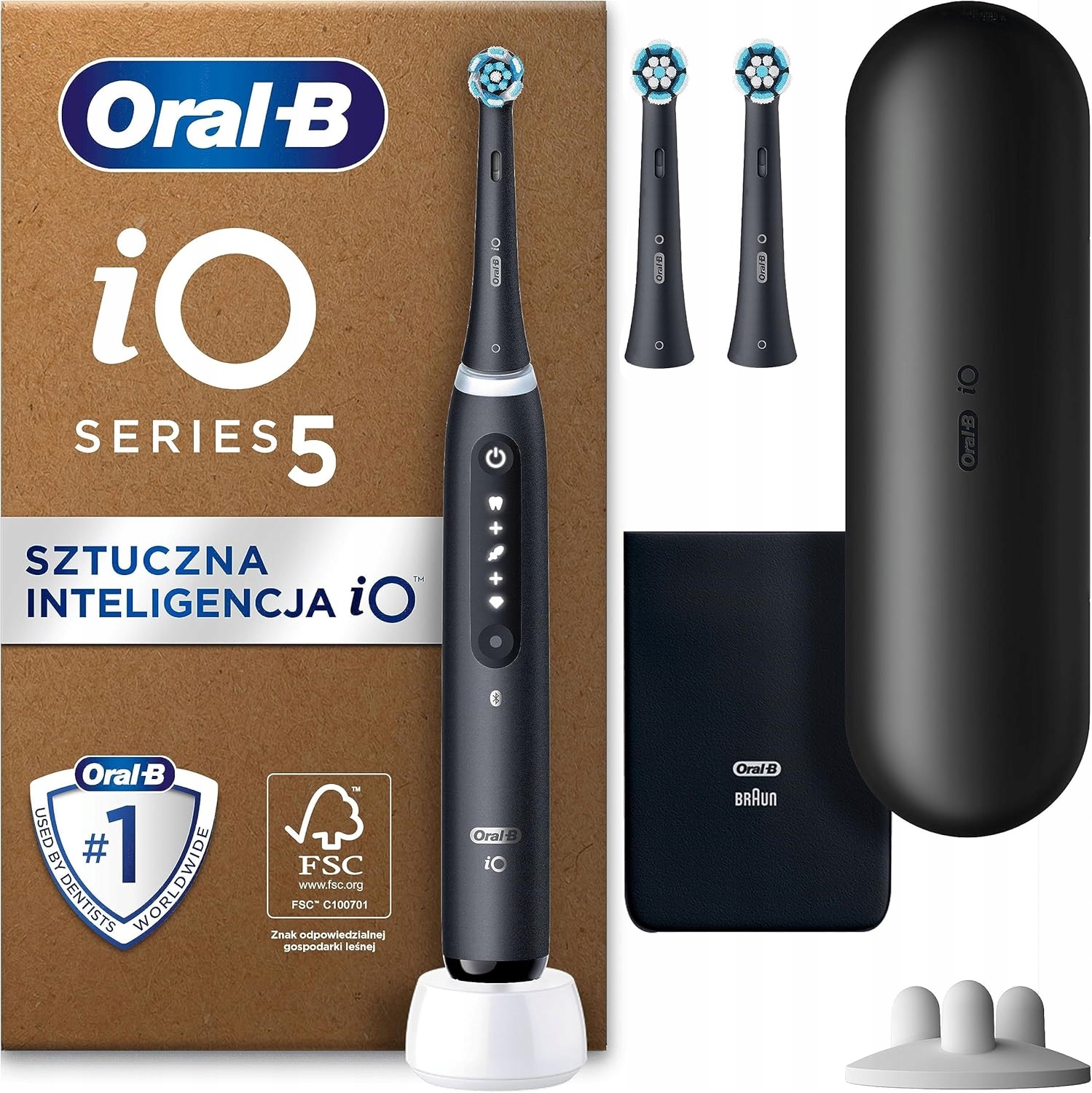 Szczoteczka elektryczna Oral-B iO Series 5 Plus 3 końcówki