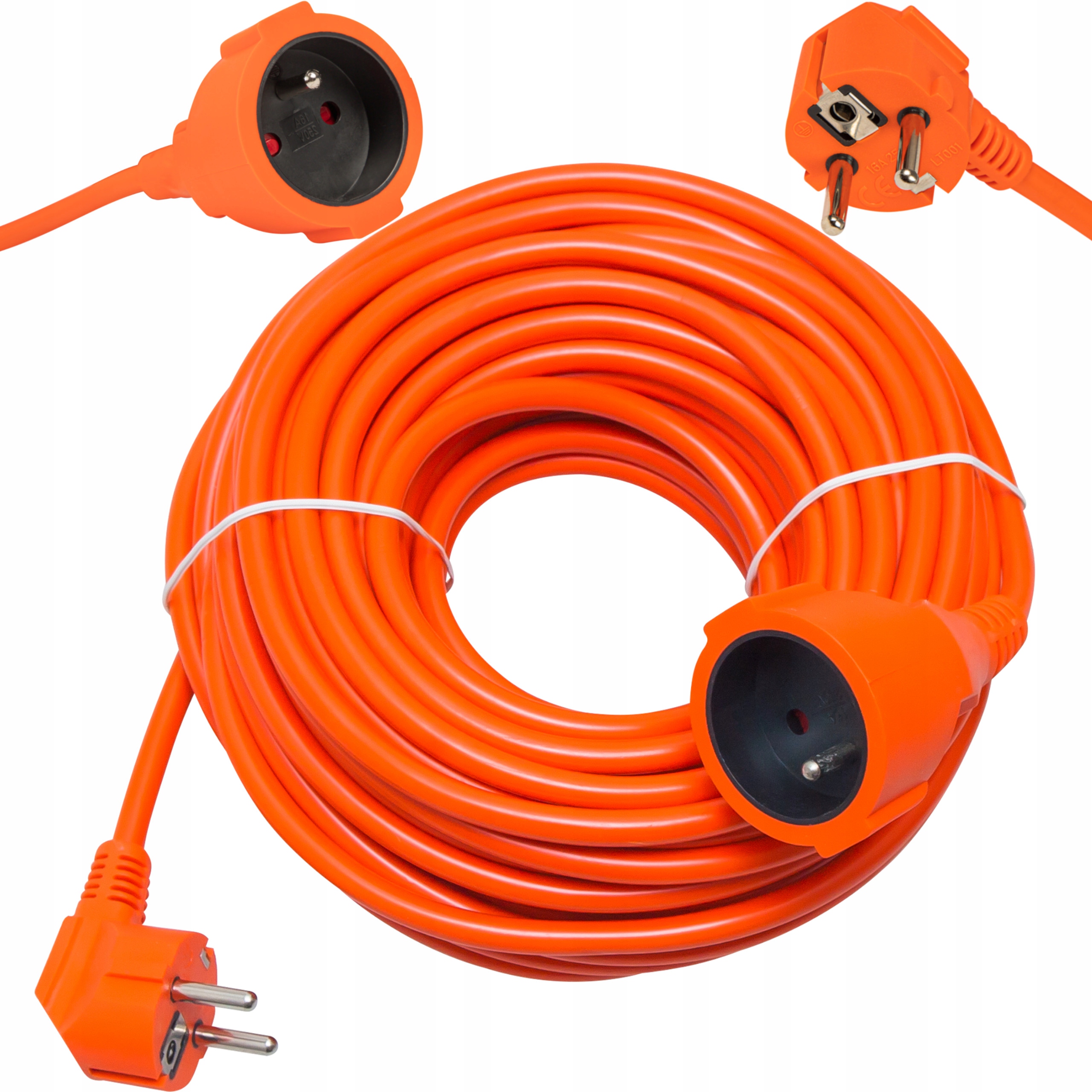 

Przedłużacz Ogrodowy Budowlany Gruby 3x1,5mm 30m