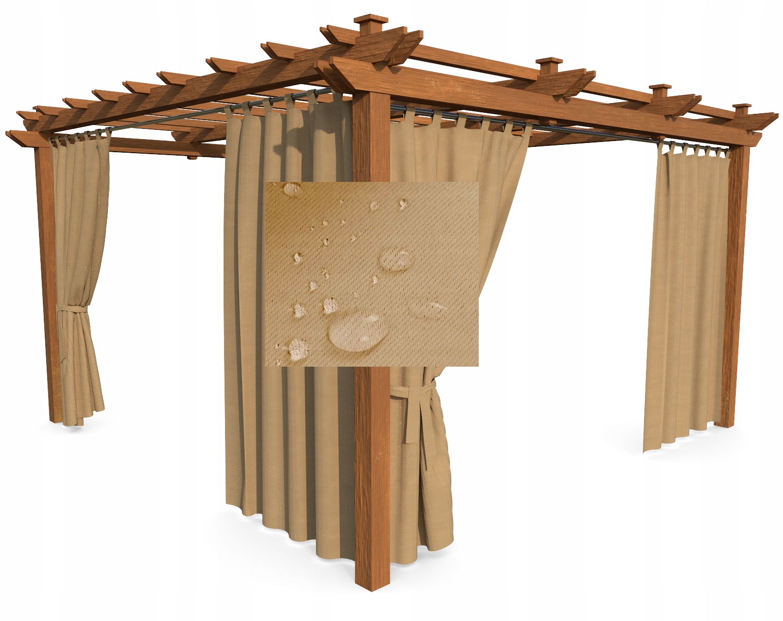 

Zasłona ogrodowa Tarasowa Na Balkon PERGOLA155x200
