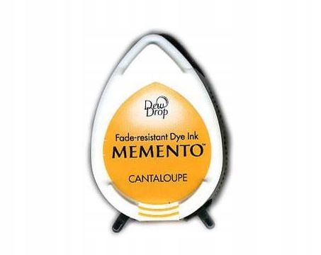 Poduszka z tuszem do stempli Memento 4,2x2,8cm Żół