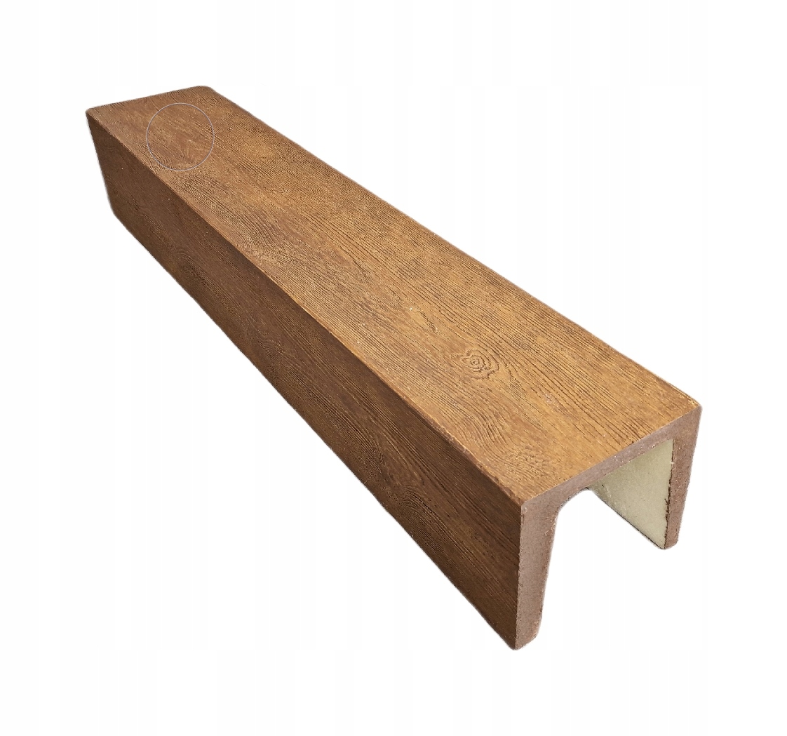 Rustikální nosník Modern, dekorační nosník 19 x 17 cm x 2 m dub