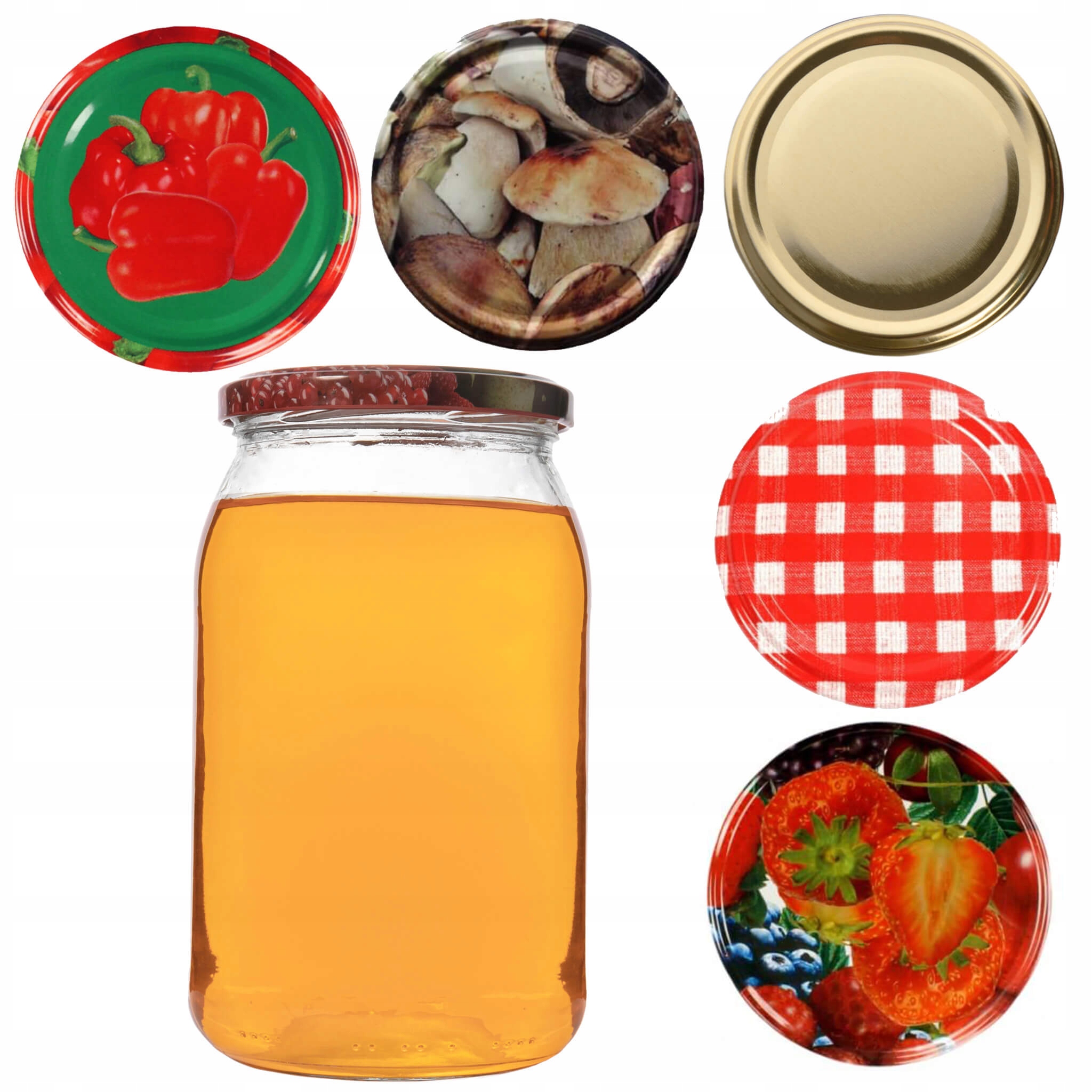 

Słoik 900 ml Slim +wieczko 82/6 na przetwory miód