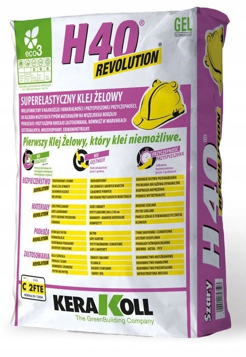 

Kerakoll Klej H40 Revolution Szary 20KG