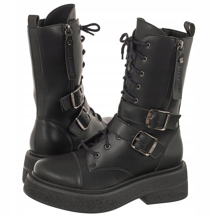 Boty Workery Altercore Riley Vegan Black černé
