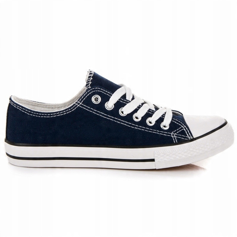 

Niebieskie Tkanina Buty Kobiety Trampki r.37