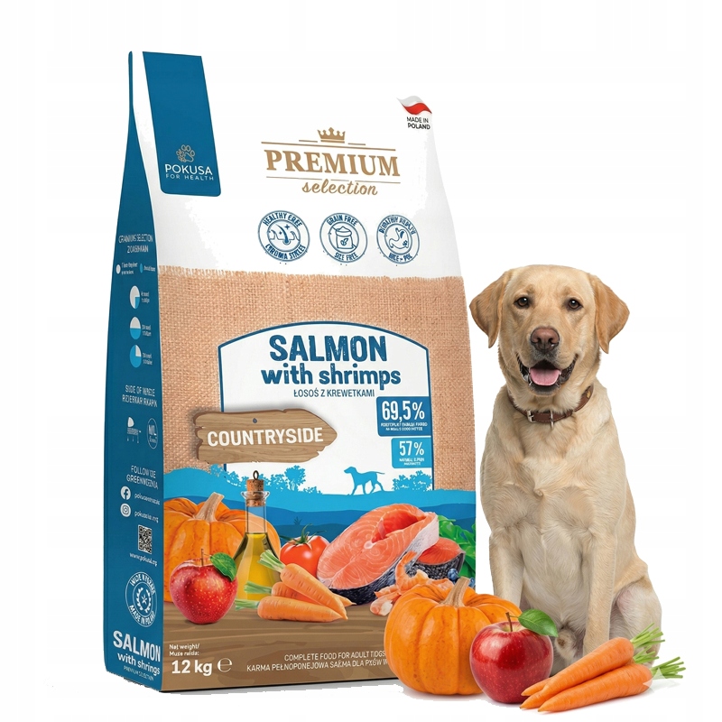 Pokusa Salmon Shrimps Adult Losos Krevety 12 Kg