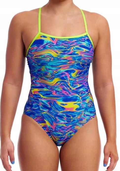 Strój do pływania Funkita Stir Crazy Single Strap 12 (UK34) M