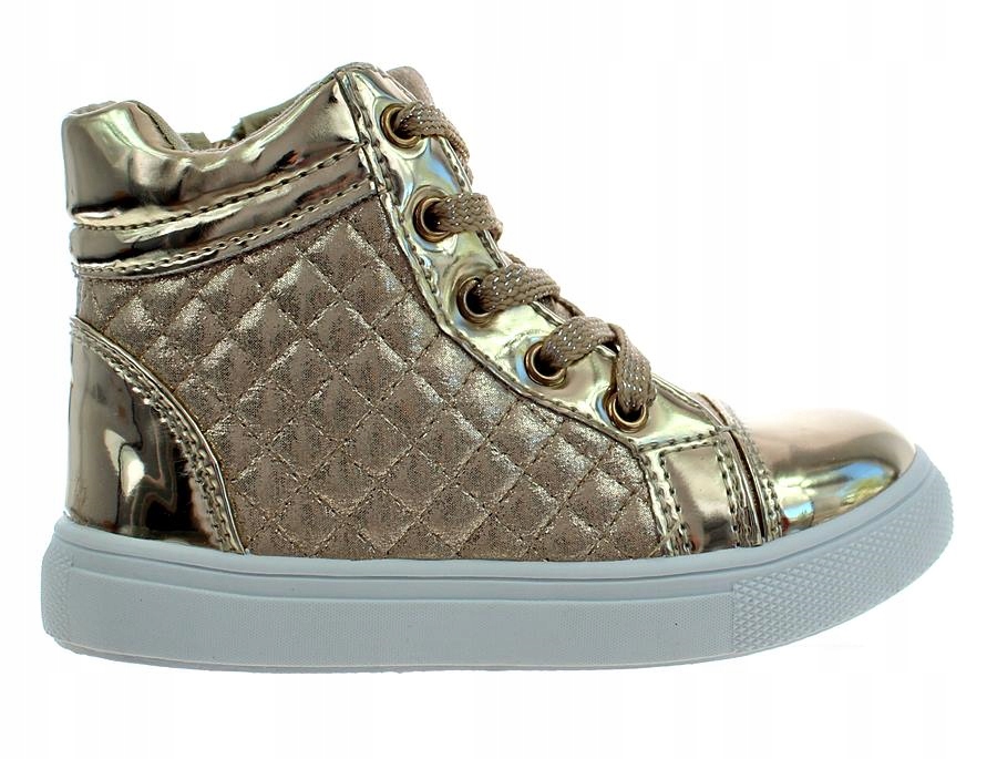 Botki na suwak dziecięce sortowe buty wysokie 5869 roz. 35 Płeć dziewczynki