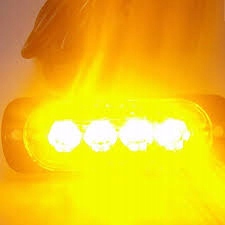 LAMPA OSTRZEGAWCZA 12 x LED STROBOSKOP POMOC MOCNA Producent części Inny