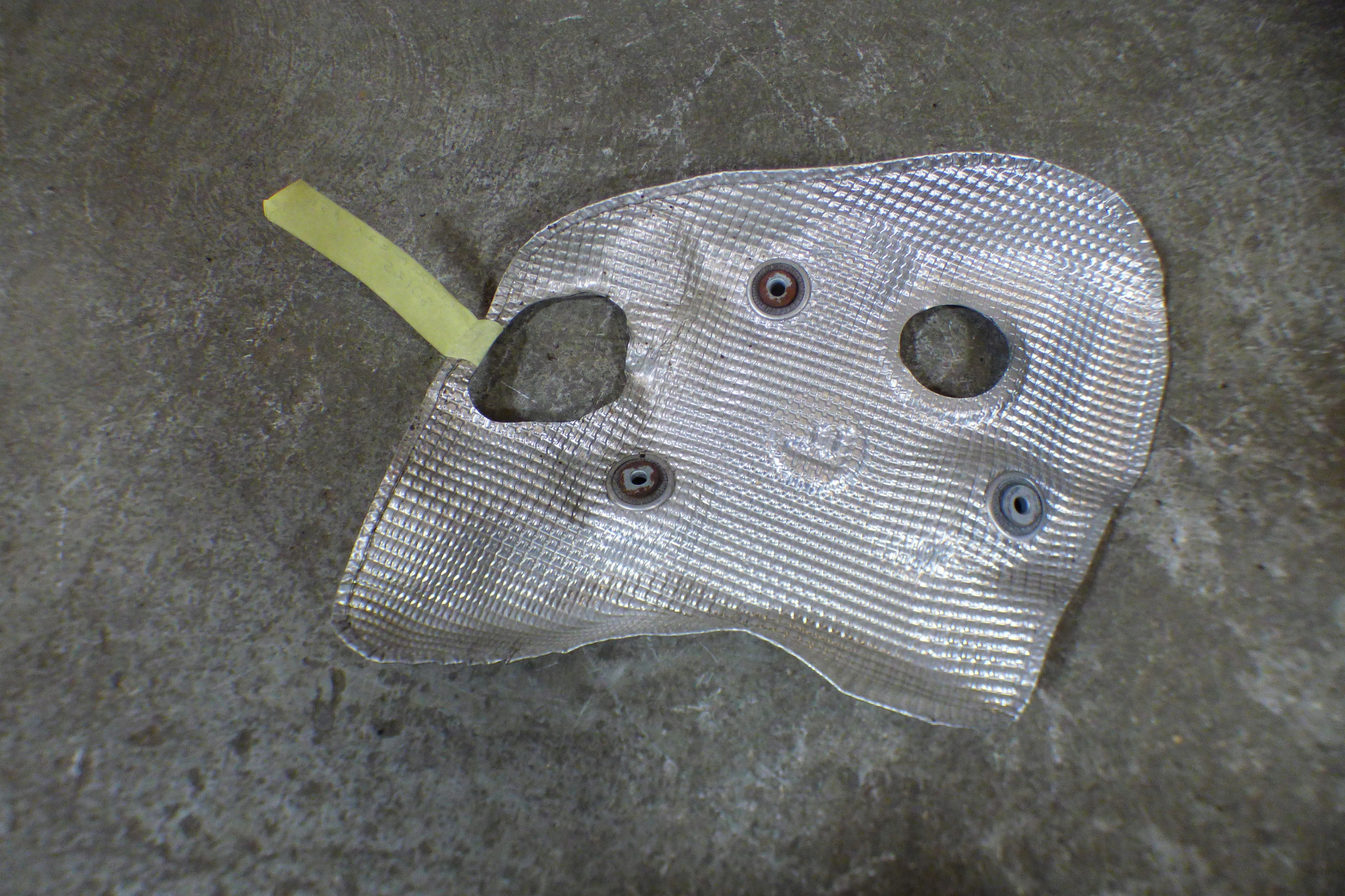blende abdeckung hitzeschutz des auspuffs TOYOTA COROLLA XII E21 1.5VVTI