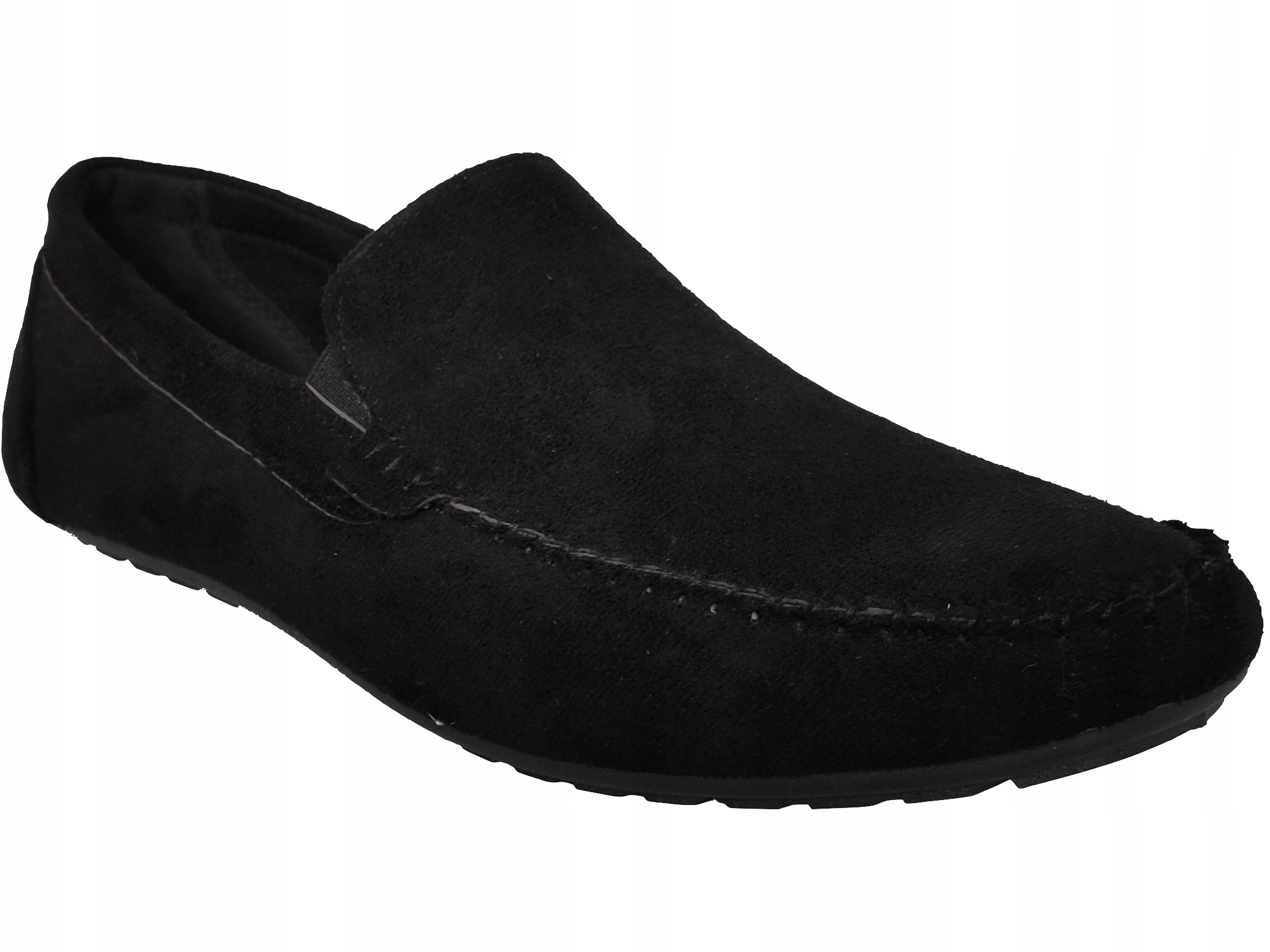 Mokasyny Shoes мужская обувь скользящая черная 42