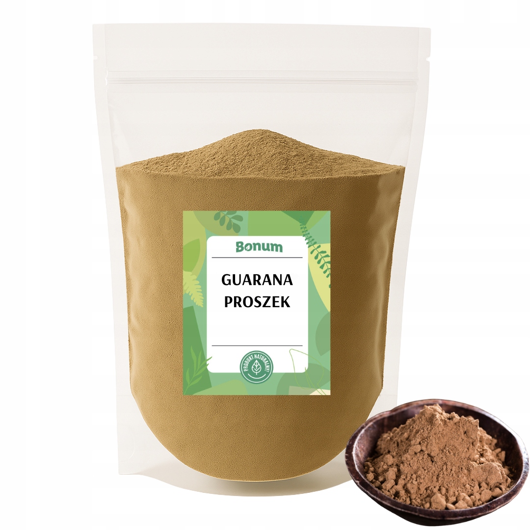 Guarana nanga v prášku 1 kg Bonum Energie Posílení Povzbuzení mletá!