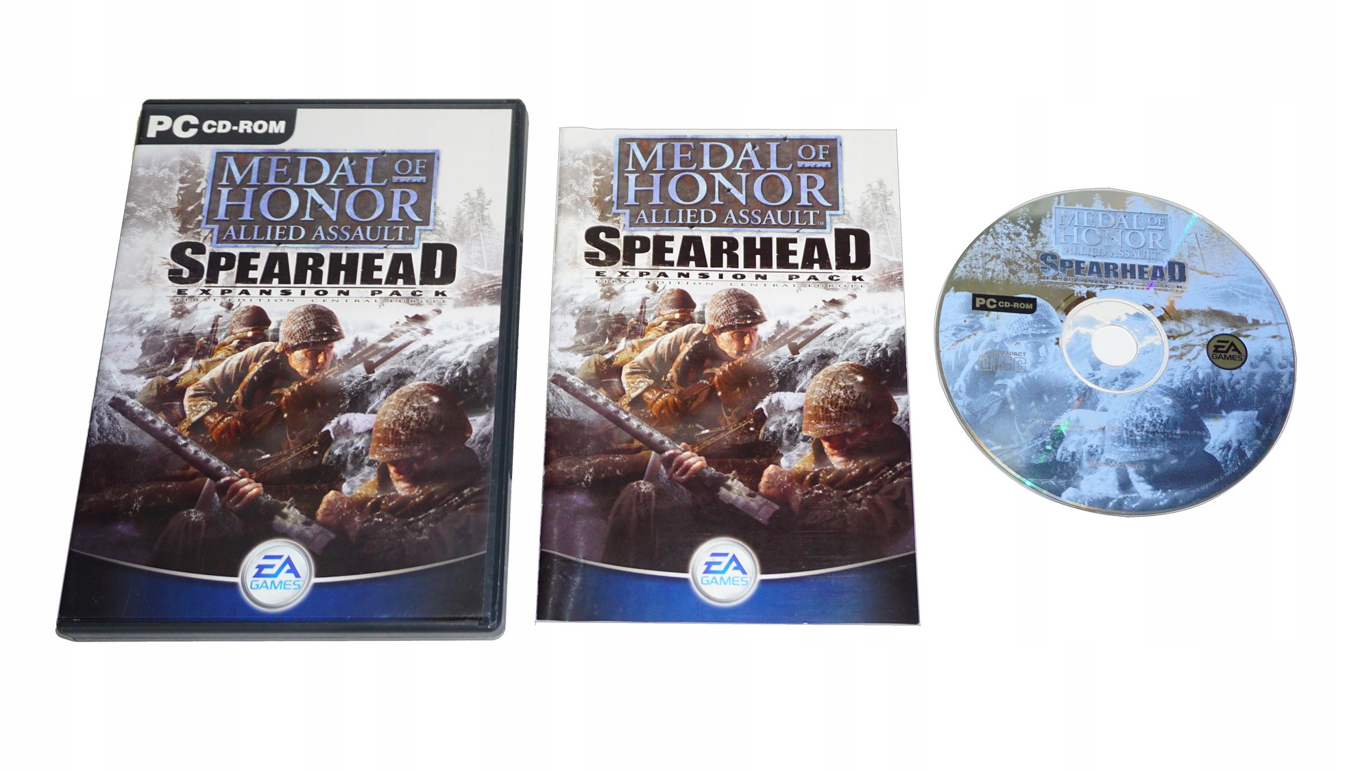 MEDAL OF HONOR ALLIED ASSAULT SPEARHEAD BOX ENG PC - Stan: używany 34 ...